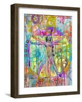 Vitruvian Man-Dean Russo- Exclusive-Framed Giclee Print