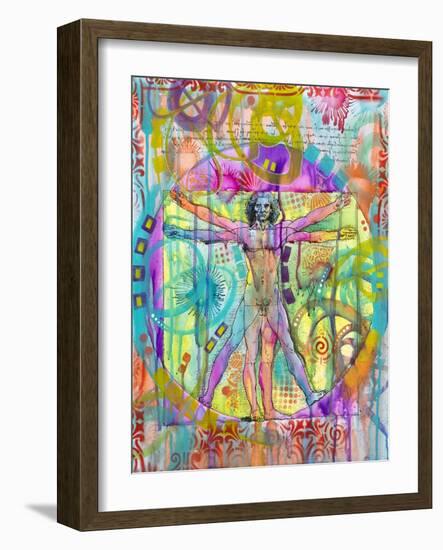 Vitruvian Man-Dean Russo- Exclusive-Framed Giclee Print