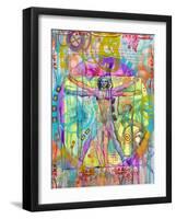 Vitruvian Man-Dean Russo- Exclusive-Framed Giclee Print