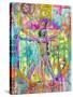 Vitruvian Man-Dean Russo- Exclusive-Stretched Canvas