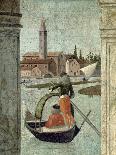 The Meeting and Departure of the Betrothed, from the St. Ursula Cycle, Detail of a Ship, 1490-96-Vittore Carpaccio-Giclee Print