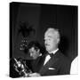 Vittorio De Sica Watching a Cup-null-Stretched Canvas