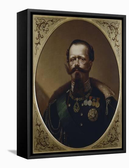 Vittorio Emanuele Ii, 1862-Gerolamo Induno-Framed Stretched Canvas