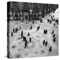 Vittorio Emanuele II Gallery, Milan 1950s-Mario de Biasi-Stretched Canvas