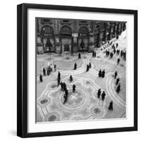 Vittorio Emanuele II Gallery, Milan 1950s-Mario de Biasi-Framed Premium Giclee Print