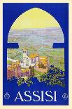 Assisi, c.1920-Vittorio Grassi-Framed Art Print