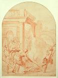 Alexander and Thais on their Drunken Rampage through Persepolis-Vittorio Maria Bigari-Giclee Print