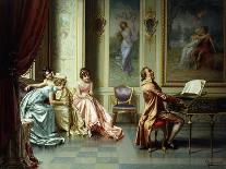 The Poetry Reading-Vittorio Reggianini-Giclee Print