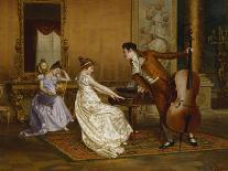 The Dancing Lesson-Vittorio Reggianini-Giclee Print