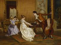 The Afternoon Concert - Out of Tune-Vittorio Reggianini-Giclee Print