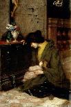 Woman Knelt in Prayer-Vittorio Tessari-Giclee Print