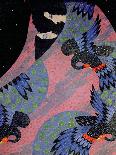 La Dogaressa in Nero (The Dogaressa in Black) (Gold, Oil & Tempera on Panel)-Vittorio Zecchin-Laminated Giclee Print