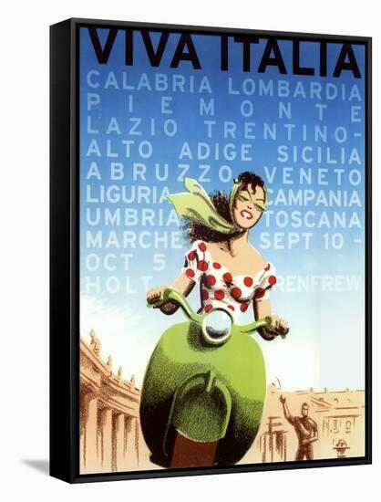 Viva Italia-Vintage Apple Collection-Framed Stretched Canvas