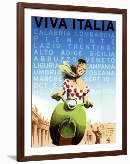 Viva Italia-Vintage Apple Collection-Framed Art Print
