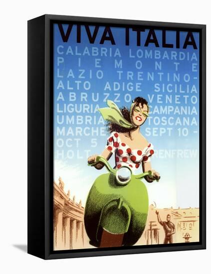 Viva Italia-Vintage Apple Collection-Framed Stretched Canvas