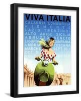 Viva Italia-Vintage Apple Collection-Framed Art Print