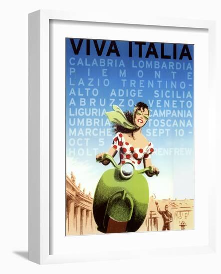 Viva Italia-Vintage Apple Collection-Framed Art Print