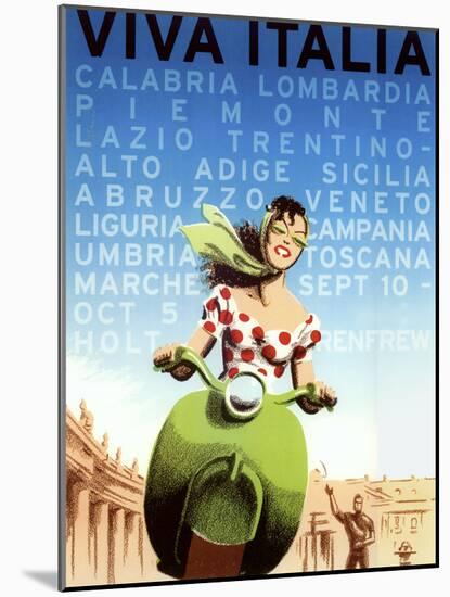Viva Italia-Vintage Apple Collection-Mounted Art Print