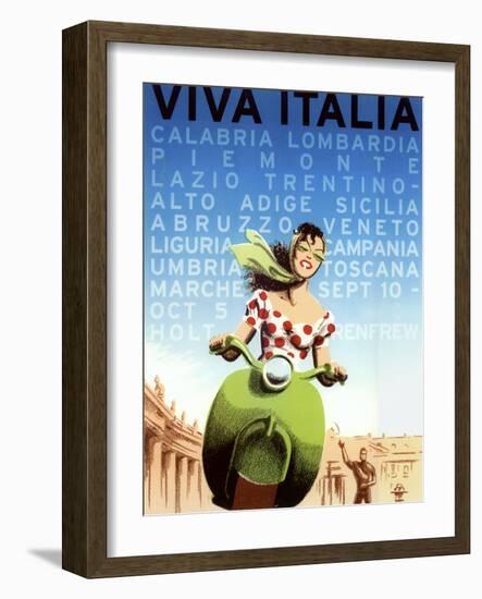 Viva Italia-Vintage Apple Collection-Framed Giclee Print