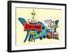 Viva Las Vegas-null-Framed Giclee Print