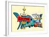 Viva Las Vegas-null-Framed Giclee Print