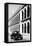 ¡Viva Mexico! B&W Collection - Black VW Beetle Car in Campeche IV-Philippe Hugonnard-Framed Stretched Canvas