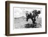 ¡Viva Mexico! B&W Collection - Cactus in the Mexican Desert-Philippe Hugonnard-Framed Photographic Print