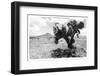 ¡Viva Mexico! B&W Collection - Cactus in the Mexican Desert-Philippe Hugonnard-Framed Photographic Print