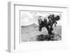 ¡Viva Mexico! B&W Collection - Cactus in the Mexican Desert-Philippe Hugonnard-Framed Photographic Print