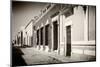 ¡Viva Mexico! B&W Collection - Campeche Street Scene II-Philippe Hugonnard-Mounted Photographic Print