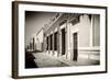 ¡Viva Mexico! B&W Collection - Campeche Street Scene II-Philippe Hugonnard-Framed Photographic Print