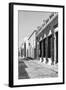 ¡Viva Mexico! B&W Collection - Campeche Street Scene III-Philippe Hugonnard-Framed Photographic Print