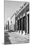 ¡Viva Mexico! B&W Collection - Campeche Street Scene III-Philippe Hugonnard-Mounted Photographic Print