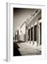 ¡Viva Mexico! B&W Collection - Campeche Street Scene IV-Philippe Hugonnard-Framed Photographic Print