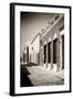 ¡Viva Mexico! B&W Collection - Campeche Street Scene IV-Philippe Hugonnard-Framed Photographic Print