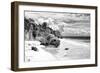 ¡Viva Mexico! B&W Collection - Caribbean Beach II-Philippe Hugonnard-Framed Photographic Print