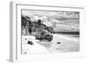 ¡Viva Mexico! B&W Collection - Caribbean Beach II-Philippe Hugonnard-Framed Photographic Print