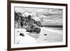 ¡Viva Mexico! B&W Collection - Caribbean Beach II-Philippe Hugonnard-Framed Photographic Print