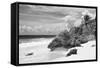 ¡Viva Mexico! B&W Collection - Caribbean Beach-Philippe Hugonnard-Framed Stretched Canvas