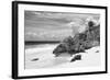 ¡Viva Mexico! B&W Collection - Caribbean Beach-Philippe Hugonnard-Framed Photographic Print