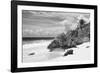 ¡Viva Mexico! B&W Collection - Caribbean Beach-Philippe Hugonnard-Framed Photographic Print