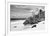 ¡Viva Mexico! B&W Collection - Caribbean Beach-Philippe Hugonnard-Framed Photographic Print