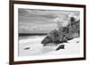 ¡Viva Mexico! B&W Collection - Caribbean Beach-Philippe Hugonnard-Framed Photographic Print