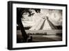 ¡Viva Mexico! B&W Collection - Chichen Itza Pyramid I-Philippe Hugonnard-Framed Photographic Print