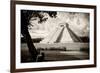 ¡Viva Mexico! B&W Collection - Chichen Itza Pyramid I-Philippe Hugonnard-Framed Photographic Print