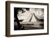 ¡Viva Mexico! B&W Collection - Chichen Itza Pyramid I-Philippe Hugonnard-Framed Photographic Print