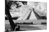 ¡Viva Mexico! B&W Collection - Chichen Itza Pyramid II-Philippe Hugonnard-Mounted Photographic Print