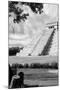 ¡Viva Mexico! B&W Collection - Chichen Itza Pyramid IV-Philippe Hugonnard-Mounted Photographic Print