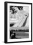 ¡Viva Mexico! B&W Collection - Chichen Itza Pyramid IV-Philippe Hugonnard-Framed Premium Photographic Print