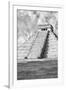 ¡Viva Mexico! B&W Collection - Chichen Itza Pyramid IX-Philippe Hugonnard-Framed Photographic Print